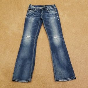 Silver Brand distressed jeans